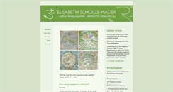 Desktop Screenshot of elisabeth-scholze-mader.info
